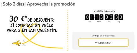 descuento vueling valentin